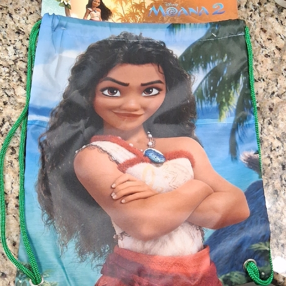 Moana 2 Drawstring Backpack - Picture 1 of 2